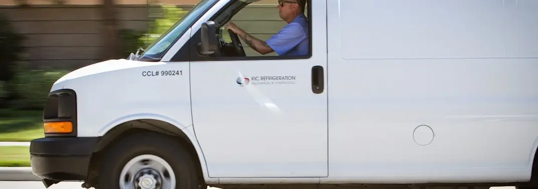 KIC Refrigeration service vehicle serving Arab area